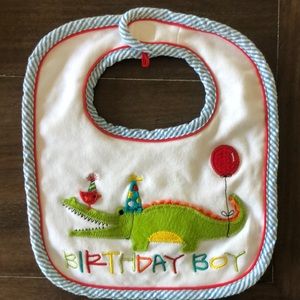 Mud Pie Birthday Boy Bib
